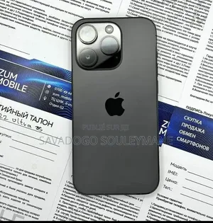 Nouveau Apple iPhone 15 Pro Max 256 GB Noir