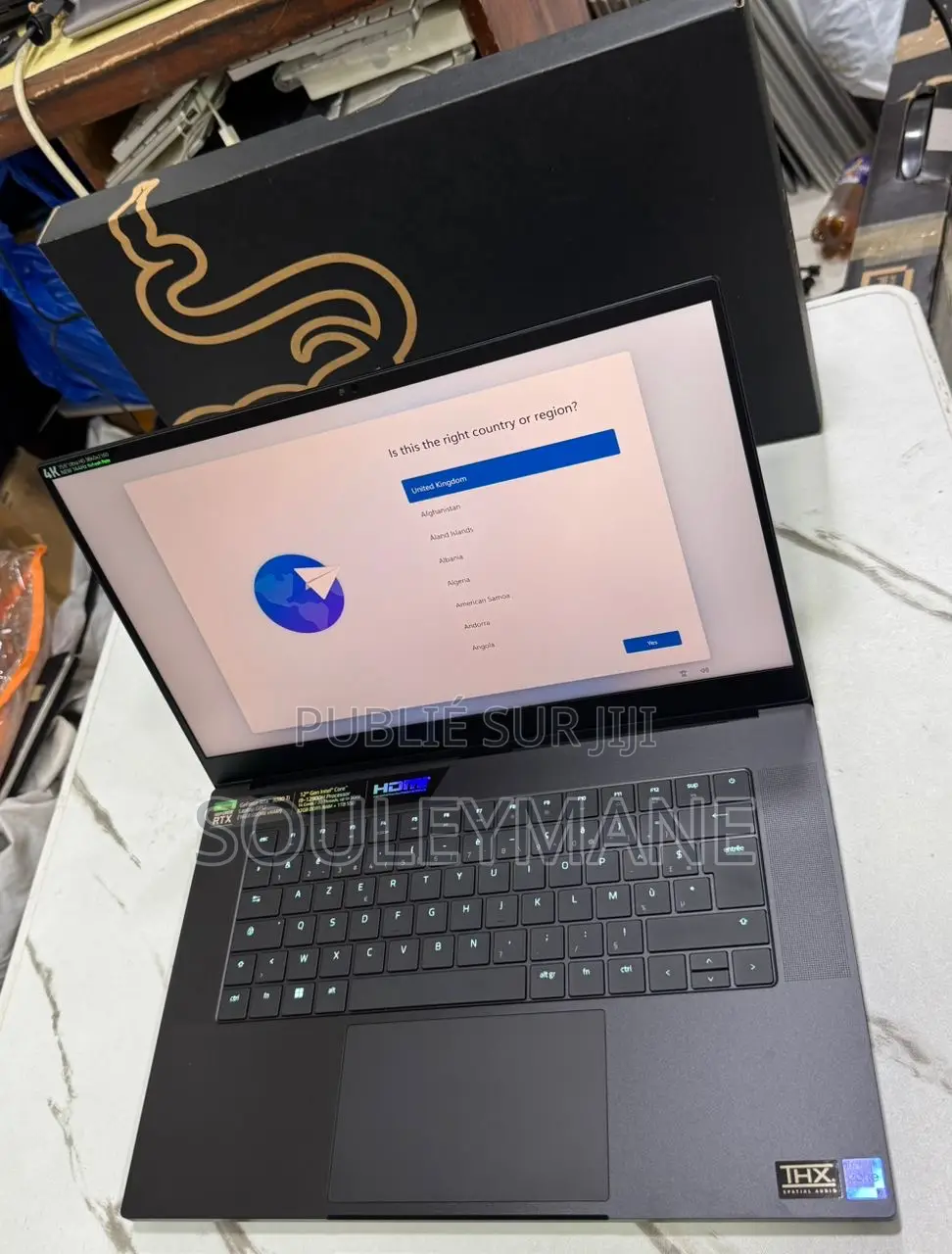 Nouveau Ordinateur portable Razer Lame 32GB Intel Core i9 SSD 1T