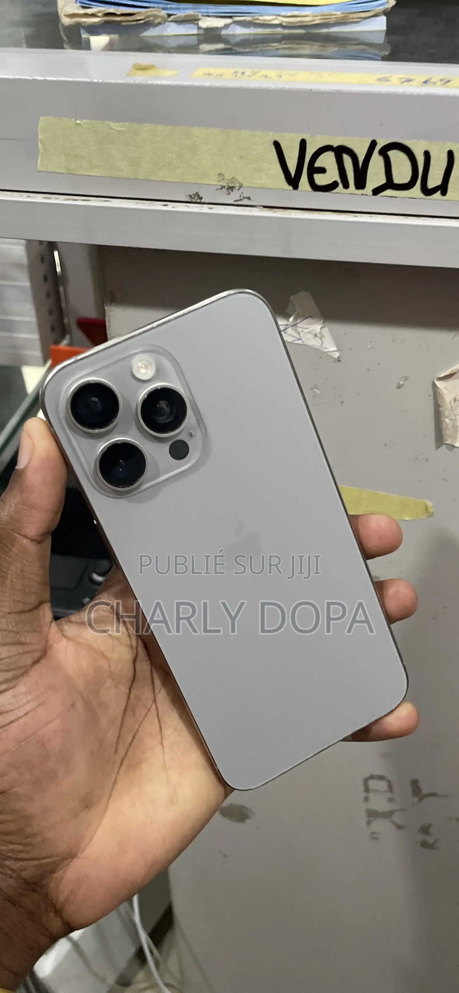 Apple iPhone 15 Pro Max 256 GB Argenté