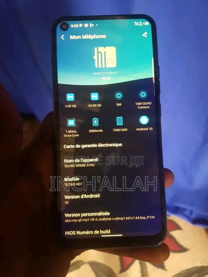 Nouveau Tecno Spark Slim 256 GB Gris
