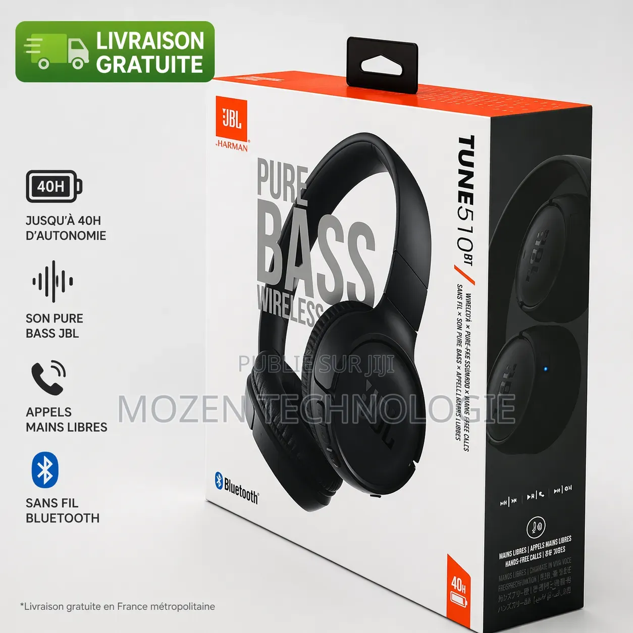 JBL Tune 510bt Casque Bluetooth