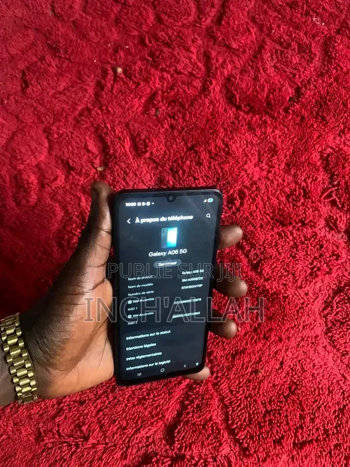 Nouveau Samsung Galaxy A06 128 GB Noir