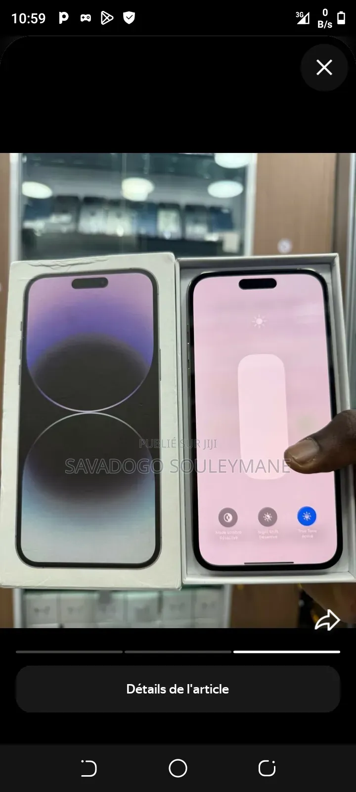 Nouveau Apple iPhone 14 Pro 512 GB Bleu