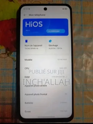 Tecno Pop 10 128 GB Bleu