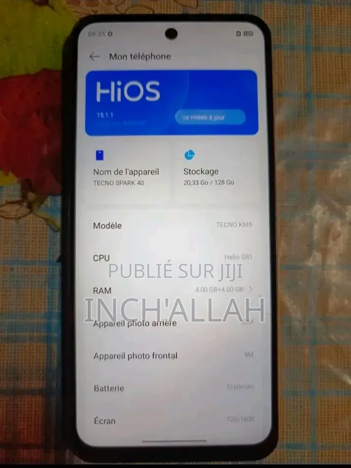 Tecno Pop 10 128 GB Bleu