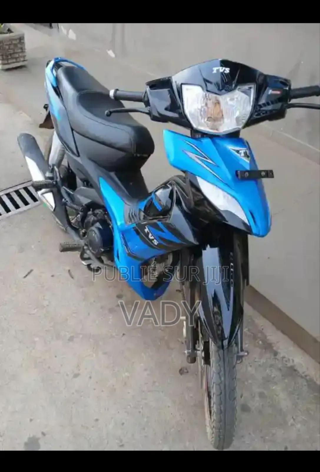 TVS Rockz 125 2025 Bleu