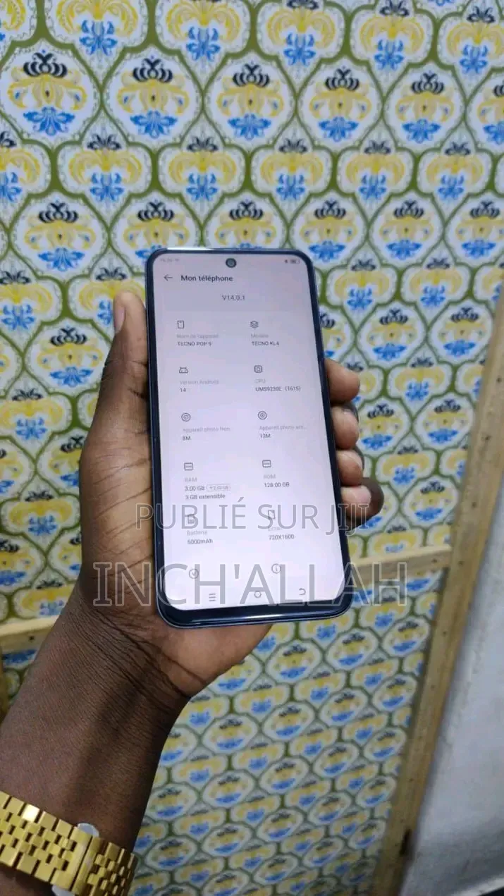Tecno Spark Slim 256 GB Bleu