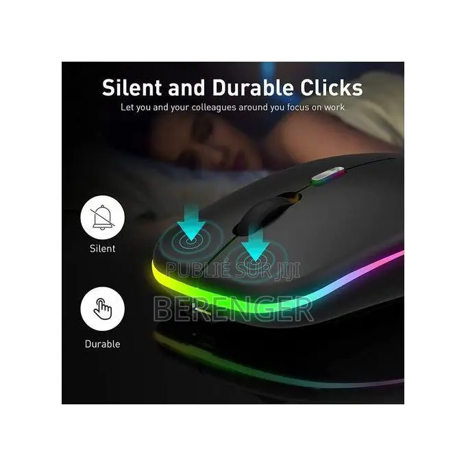 Souris Sans Fil Rechargeable 2.4g
