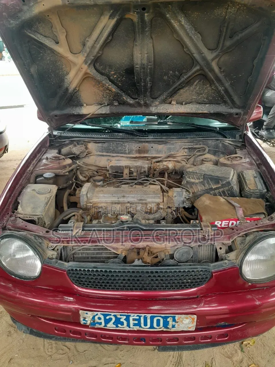 Toyota Corolla 2002 Rouge