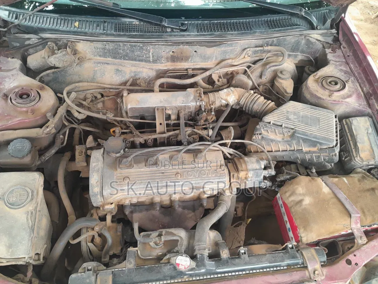 Toyota Corolla 2002 Rouge