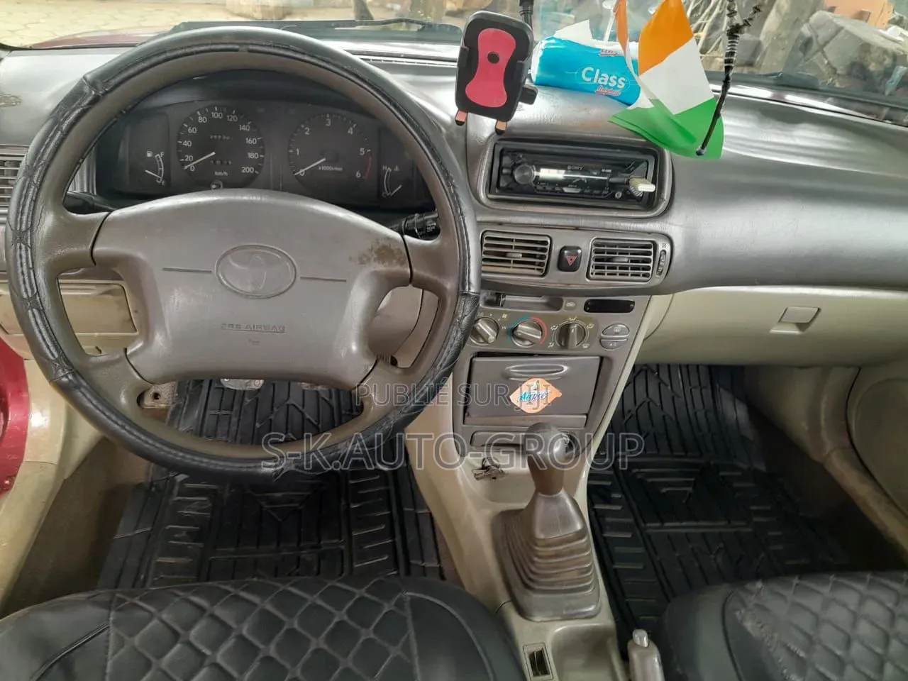 Toyota Corolla 2002 Rouge