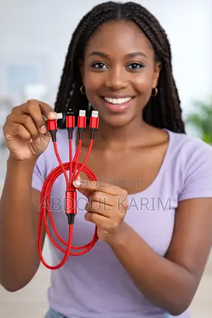 Câble De Charge Universel 3-en-1 Ultra Résistant – Compatible Tous Sma