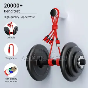 Câble De Charge Universel 3-en-1 Ultra Résistant – Compatible Tous Sma