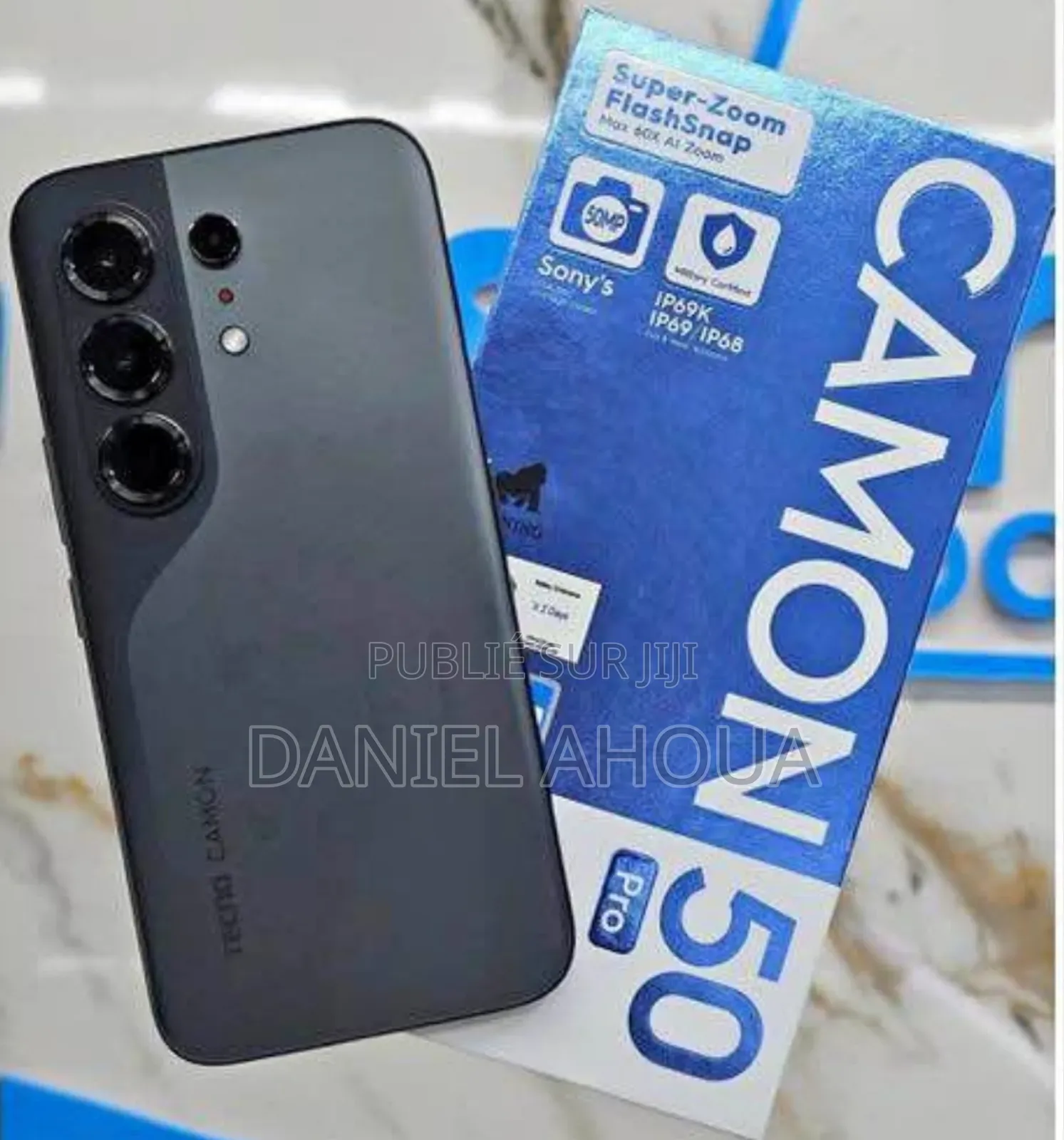 Nouveau Tecno Camon 50 Pro 256 GB Noir