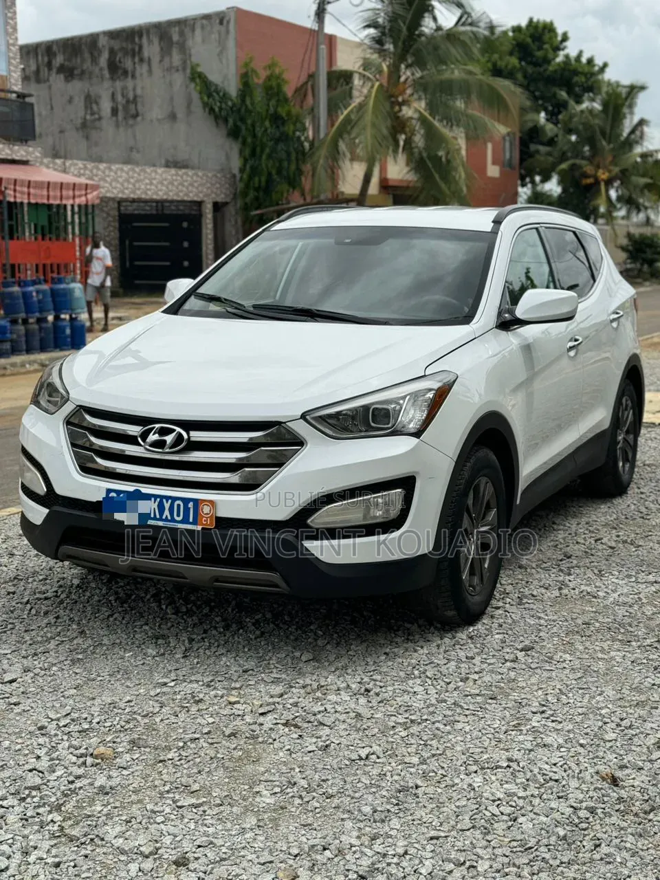Hyundai Santa Fe Limited AWD 2016 Blanc