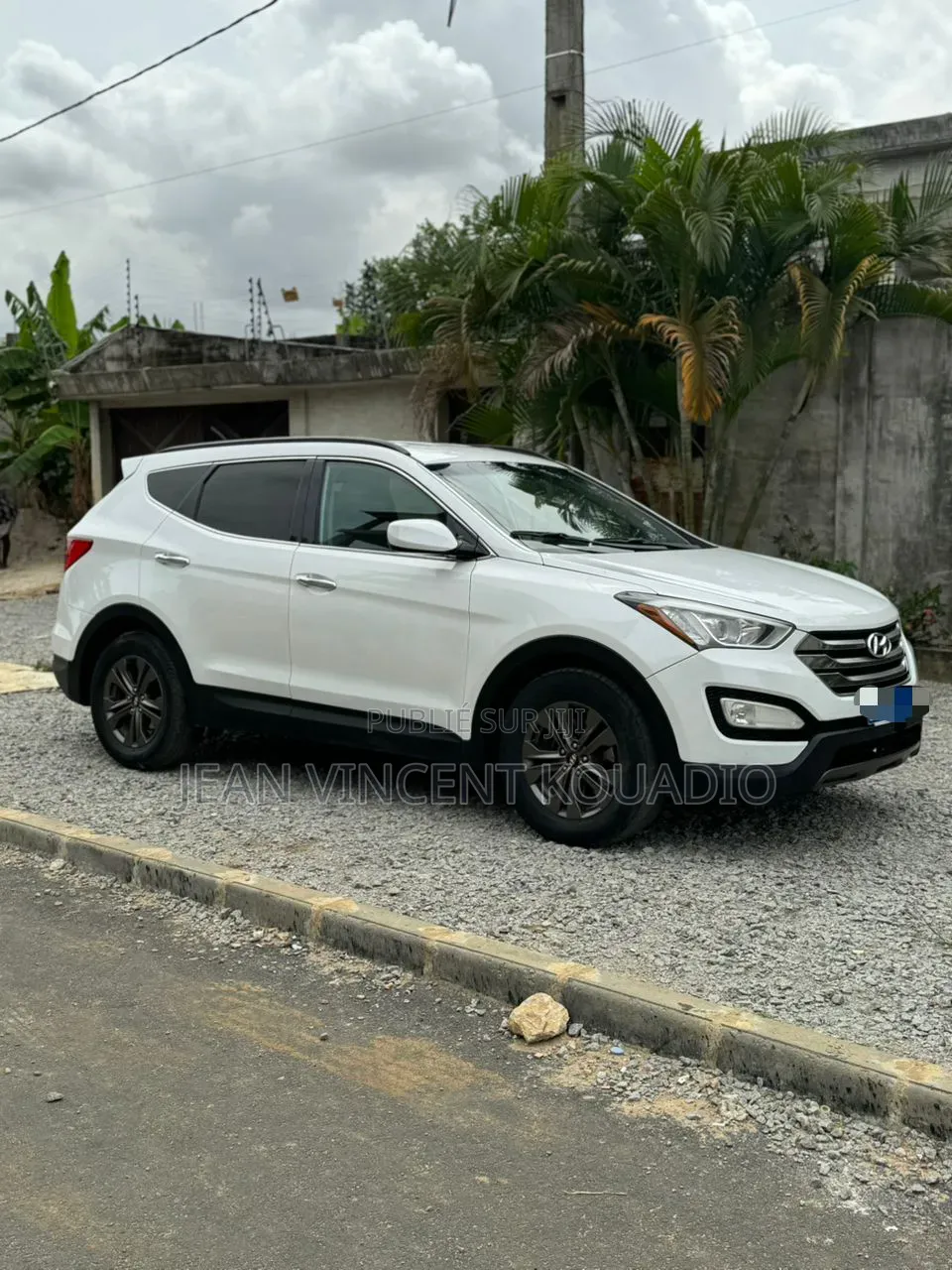 Hyundai Santa Fe Limited AWD 2016 Blanc