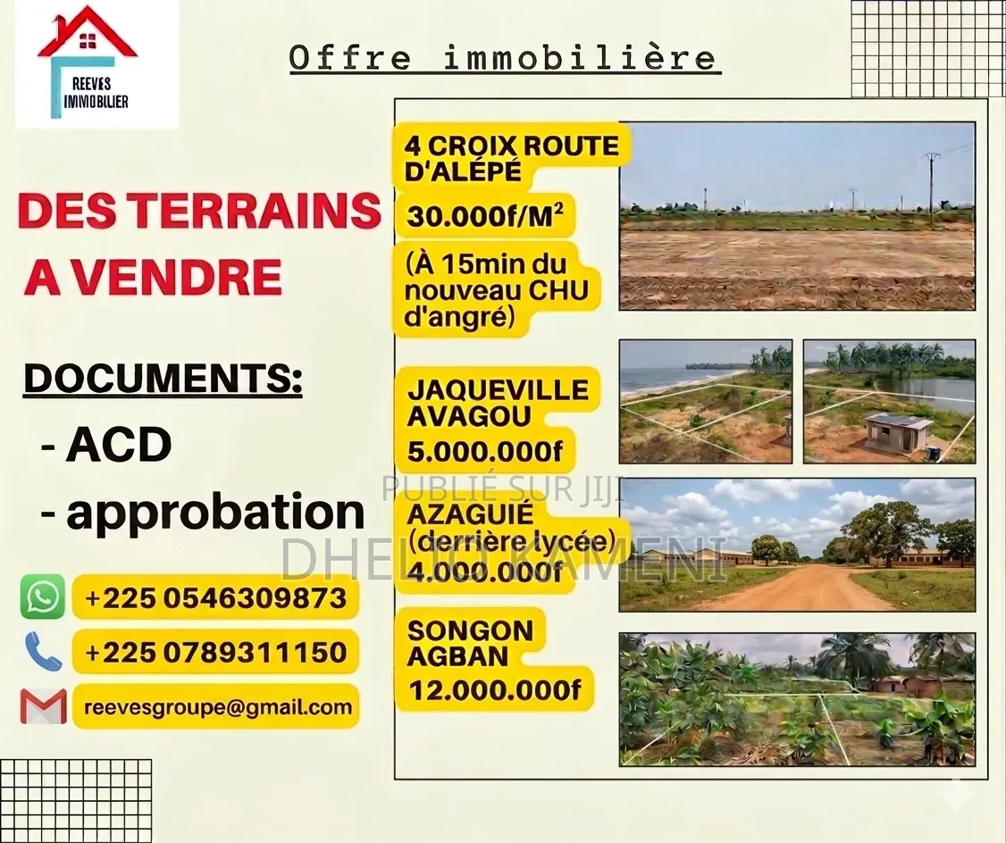 Opportunités Foncier À Angré 12eme Tranche Et Ces Environs