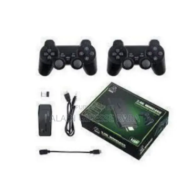 Mode Console De Jeux 2 Manettes 20 Mil Jeux Vidéo Intégrés Sur 64 Go