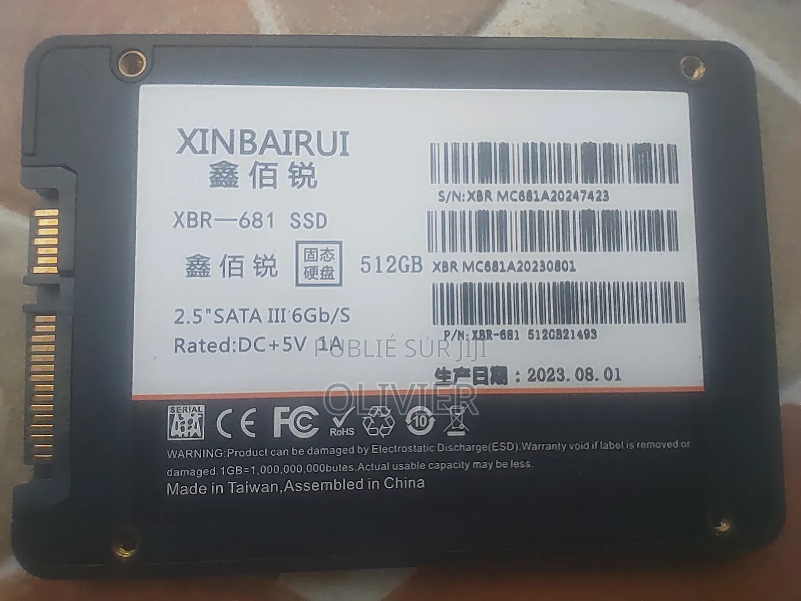 Disque Dur Gaming SSD 512gb Avec 7 Jeux Installé Pour Pc