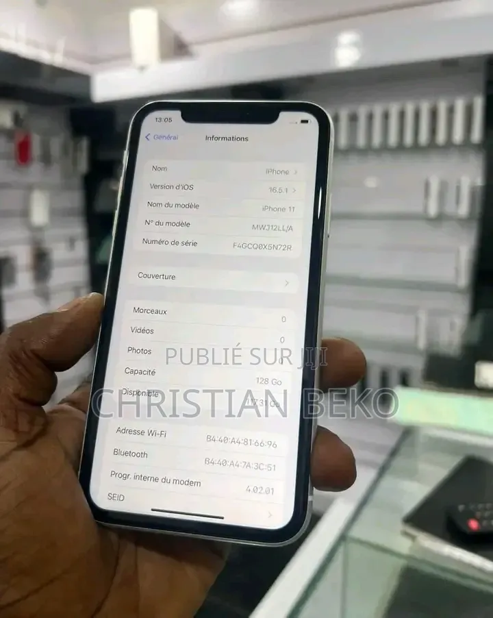 Nouveau Apple iPhone 11 256 GB Blanc