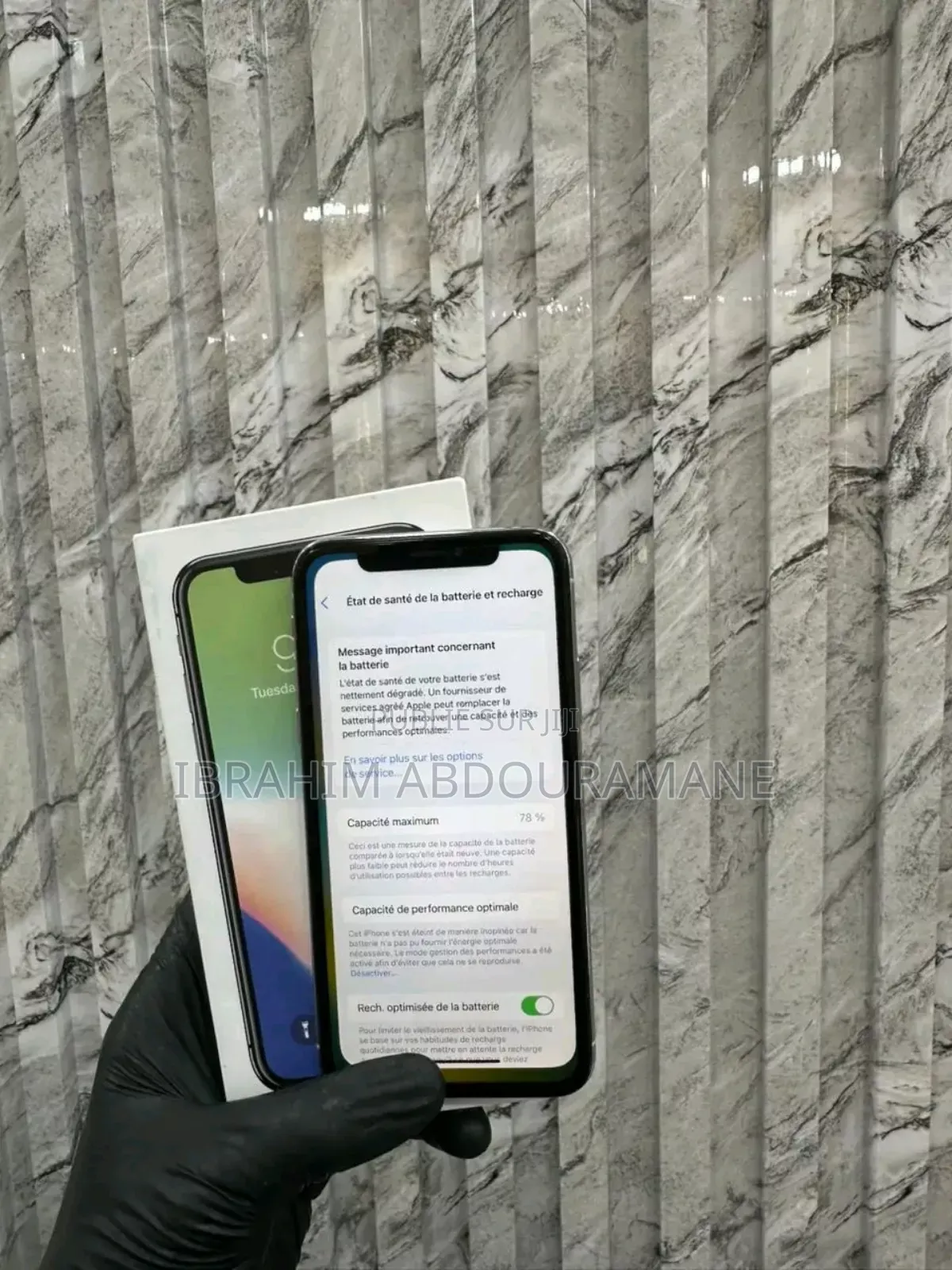 Nouveau Apple iPhone X 256 GB Noir