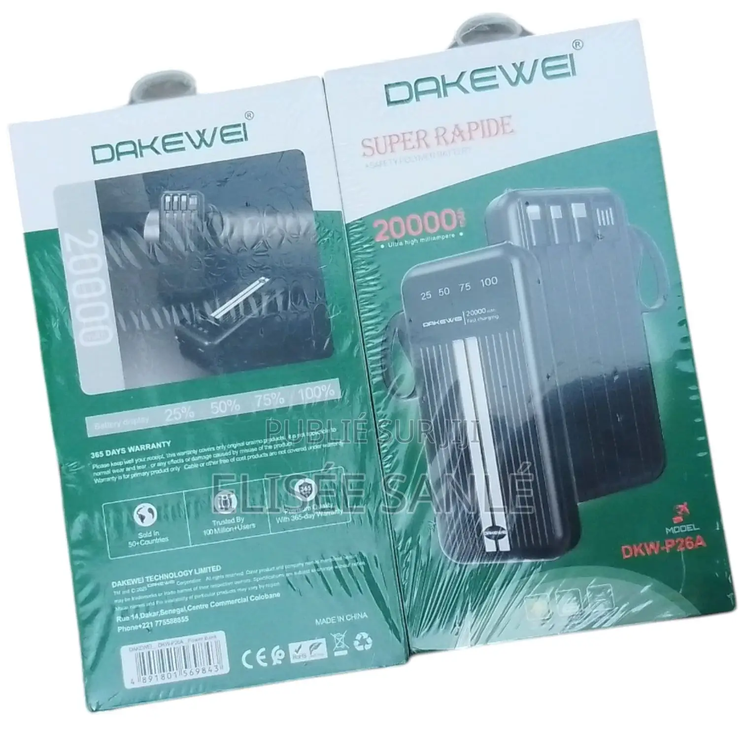 Power Bank Dakewei 20000mah