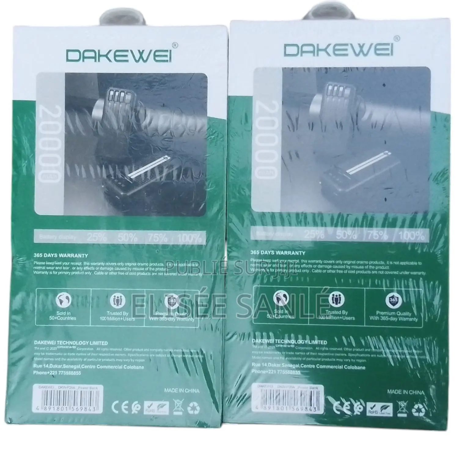 Power Bank Dakewei 20000mah