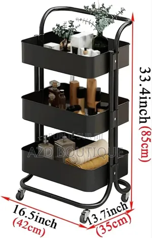 Chariot De Rangement Grand Format Multifonction
