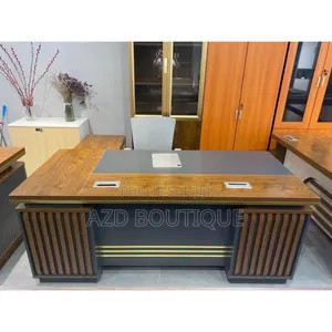 Bureau Luxe Avec Retour Très Élégant 1600×800×75cm