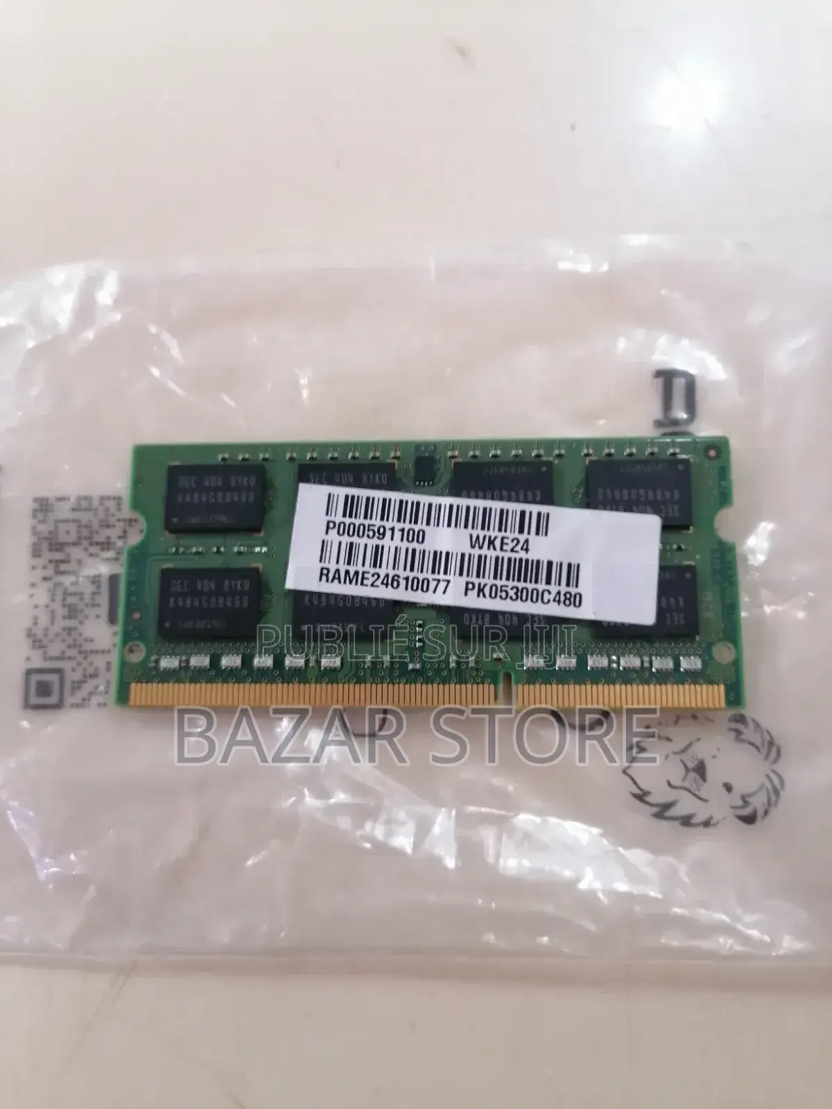 Barrette Ram 8 Go Ddr3l Samsung 1600mhz (Pc3l-12800s) Pour Pc Portable