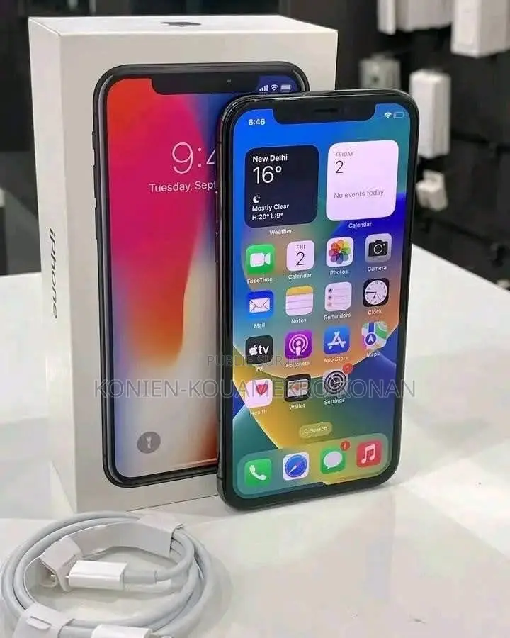 Nouveau Apple iPhone X 64 GB Noir