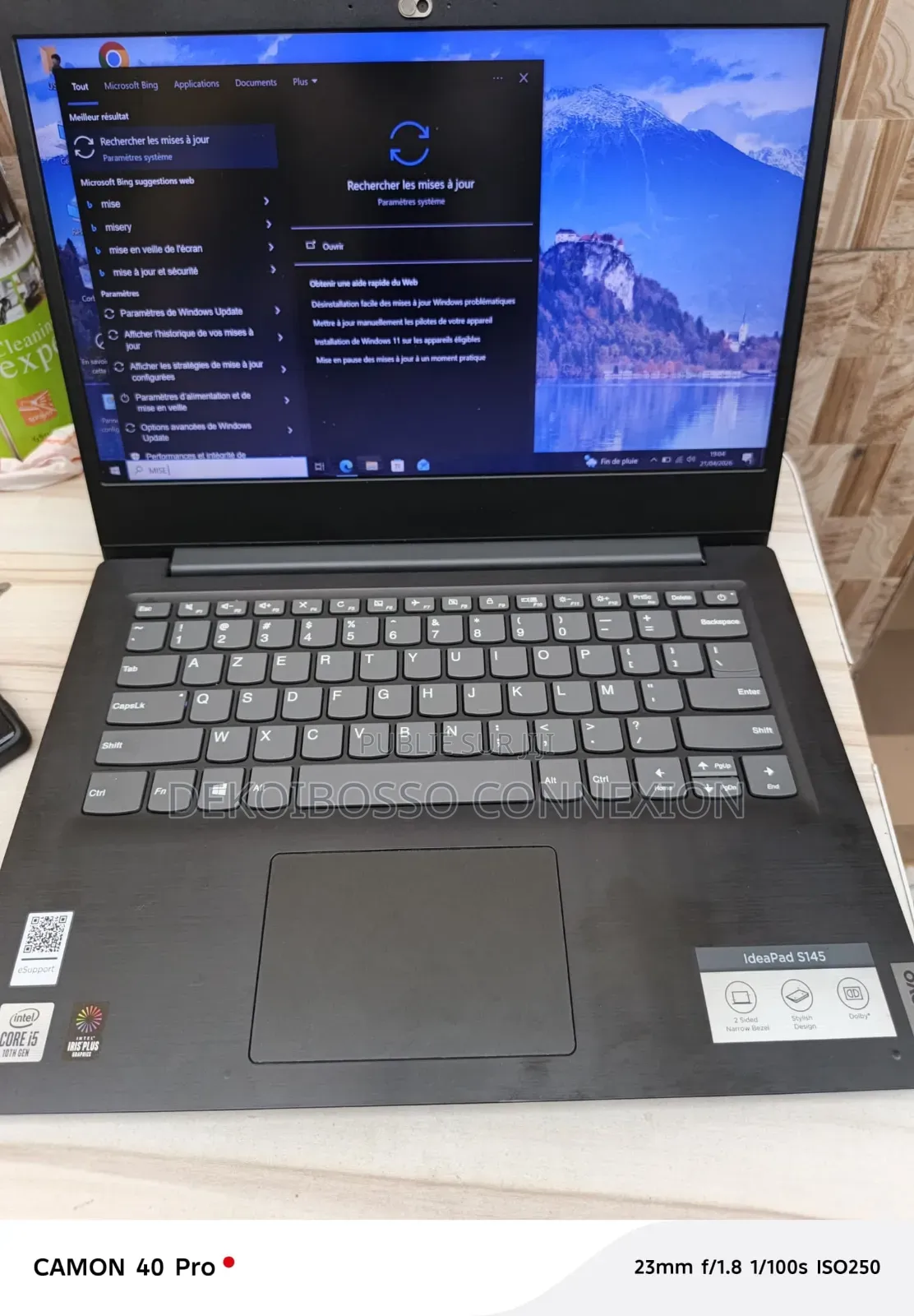Ordinateur portable Lenovo IdeaPad S145 12GB Intel Core i5 SSD 256GB