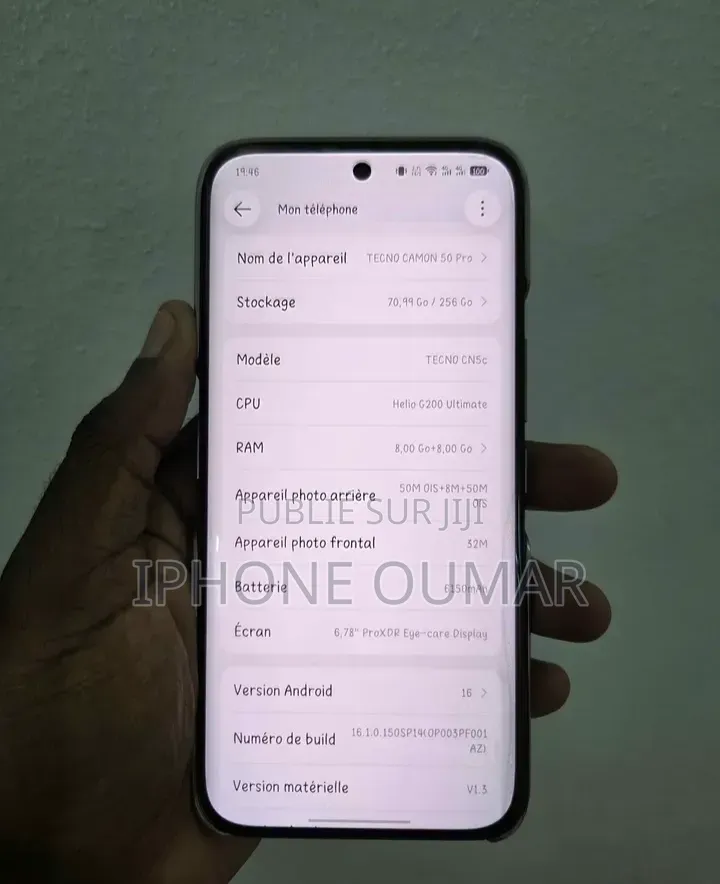 Nouveau Tecno Spark 40 256 GB Gris