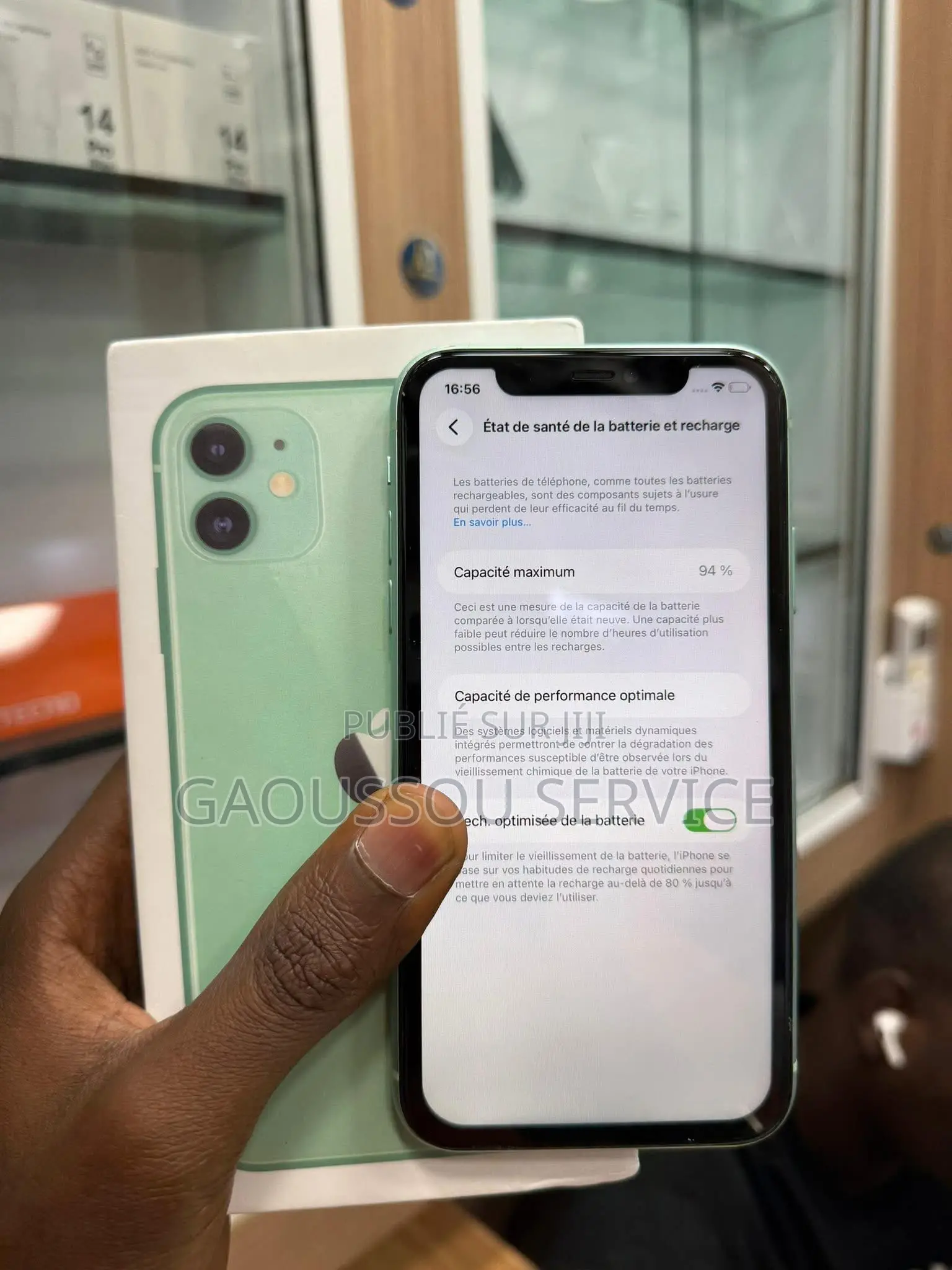 Nouveau Apple iPhone 11 128 GB Vert