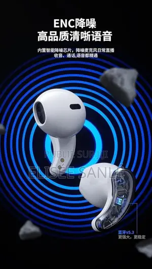 Écouteurs Bluetooth 5.4 Sans Fil Avec Contrôle Tactile 1a16qpro 10s