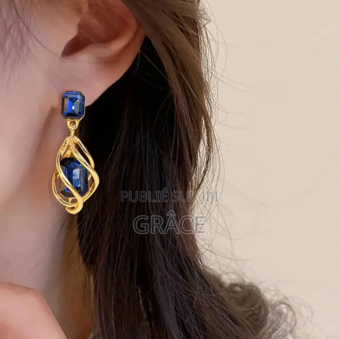 Boucles d'Oreilles en Forme De Goutte