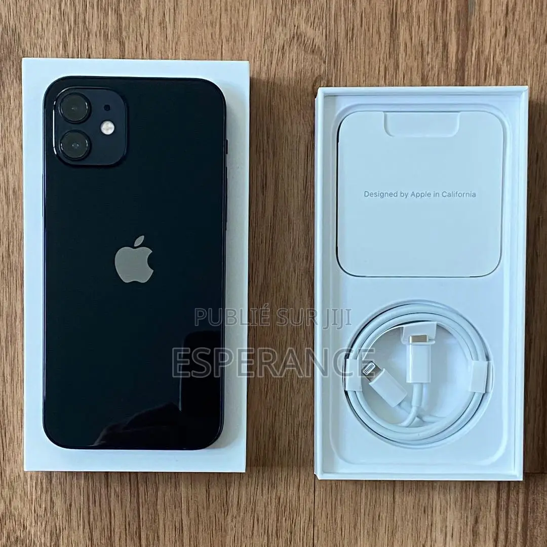 New Apple iPhone 12 64 GB Noir