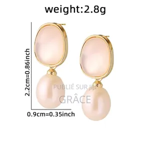 Boucle d'Oreille en Forme De Rond