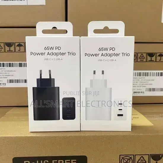 Chargeur Type-C 65w Fast Charge 3 Ports