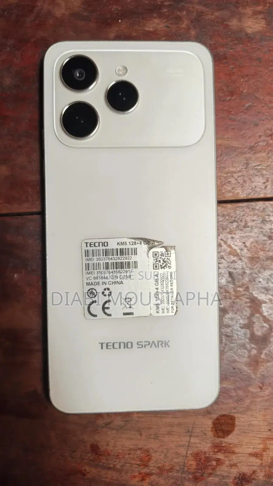 Tecno Spark 40 128 GB Blanc