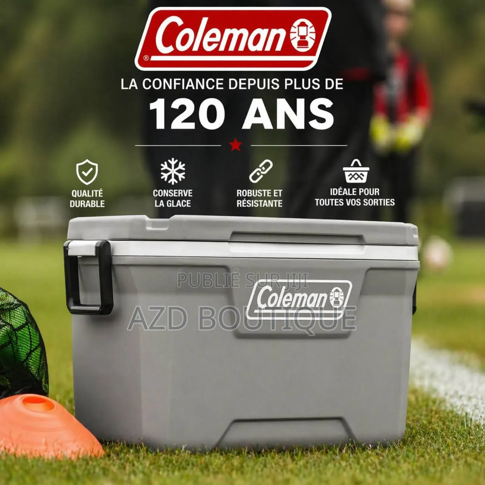 Grande Glacière De 113l Conserve Les Aliments Jusqu'à 5 Jours