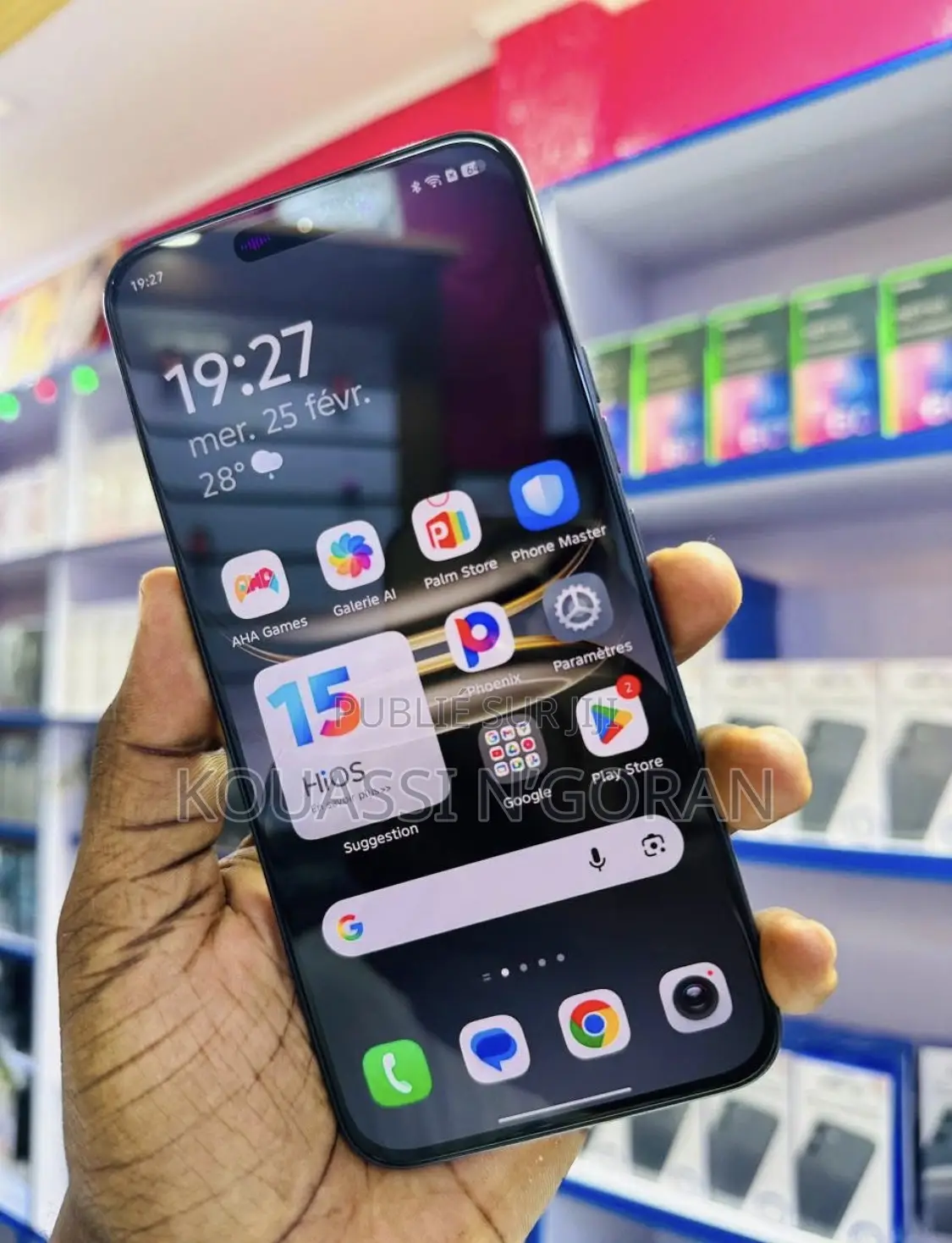 Tecno Spark 40 256 GB Noir