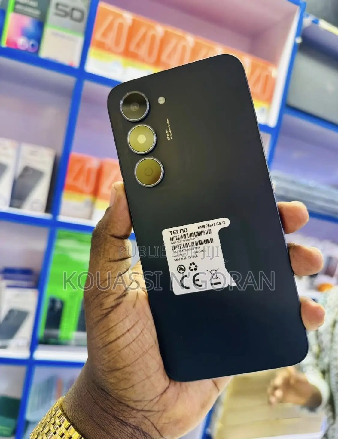 Tecno Spark 40 256 GB Noir