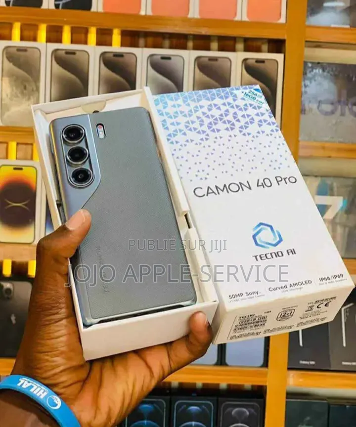 Nouveau Tecno Camon 40 Pro 4G 128 GB Noir