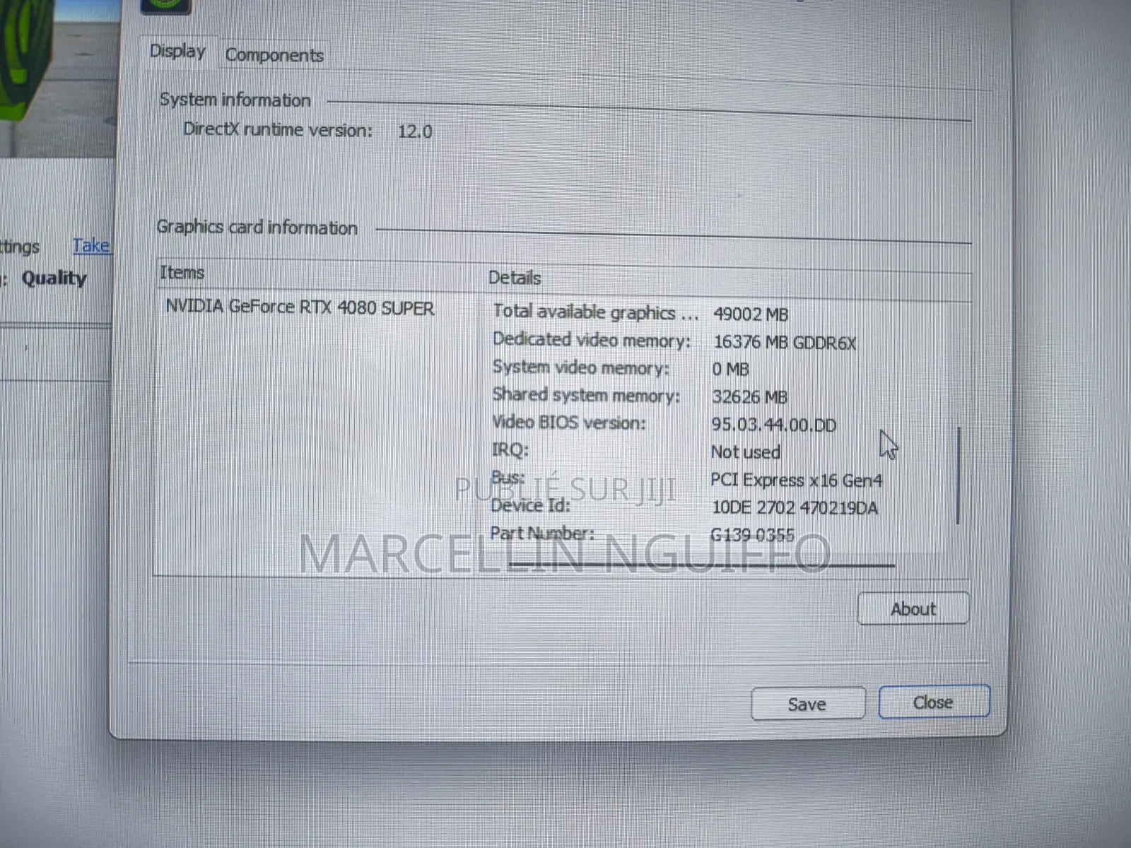 Nouveau Ordinateur de bureau Asus Autre 64GB Intel Core i9 SSD 3T