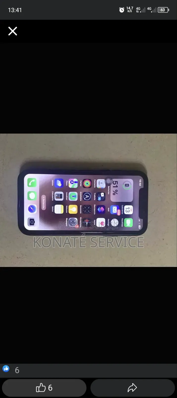 Nouveau Apple iPhone XR 64 GB Blanc