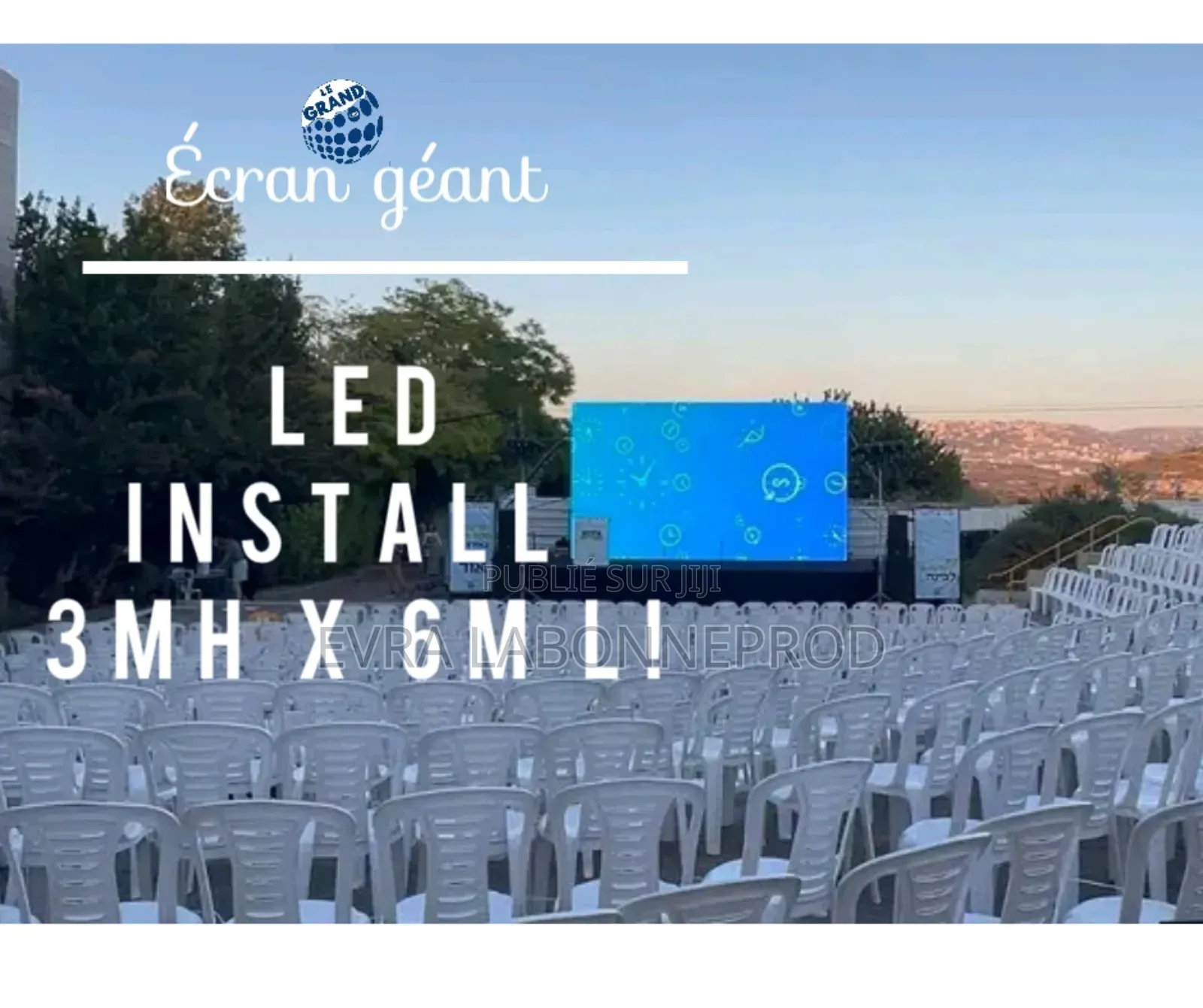 Localisation d'Écrans Géants Led Abidjan Le Paysage Led