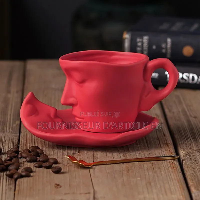 Ensemble De Deux Tasses À Café en Céramique