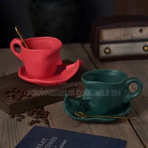 Ensemble De Deux Tasses À Café en Céramique