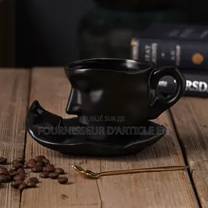 Ensemble De Deux Tasses À Café en Céramique